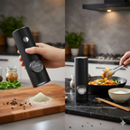 Moulin à Sel et Poivre Électrique Automatique - Maison Flambé