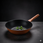 Wok Verre Transparent Antiadhésif Titane - Maison Flambé