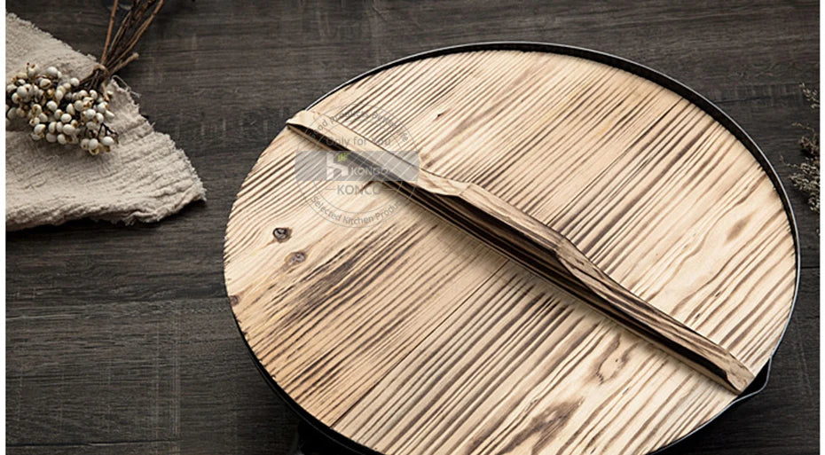 Wok Fonte  32cm Gaz et Induction - Maison Flambé