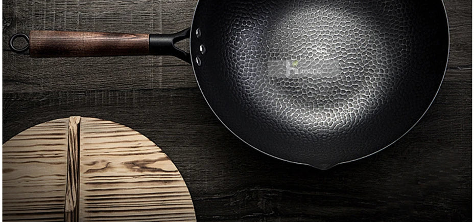 Wok Fonte  32cm Gaz et Induction - Maison Flambé