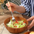 Bol Salade Bois d'Acacia Style Japonais - Maison Flambé