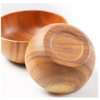 Bol Salade Bois d'Acacia Style Japonais - Maison Flambé