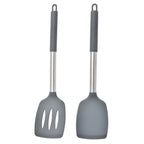Set 2 spatules silicone résistantes chaleur 230°C sans BPA