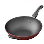 Wok Antiadhésif Nid d'Abeille avec Couvercle - Maison Flambé