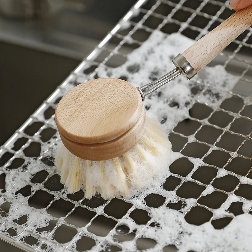 Brosse Vaisselle Bois Naturel Écologique - Maison Flambé