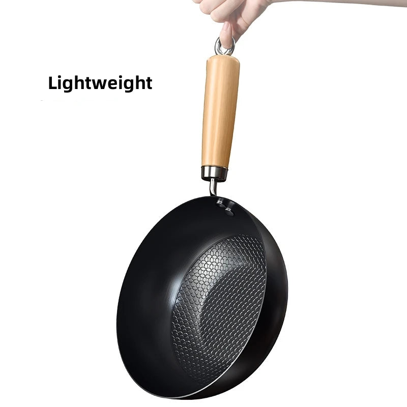 Petit Wok Fonte 20/24cm Antiadhésif - Maison Flambé